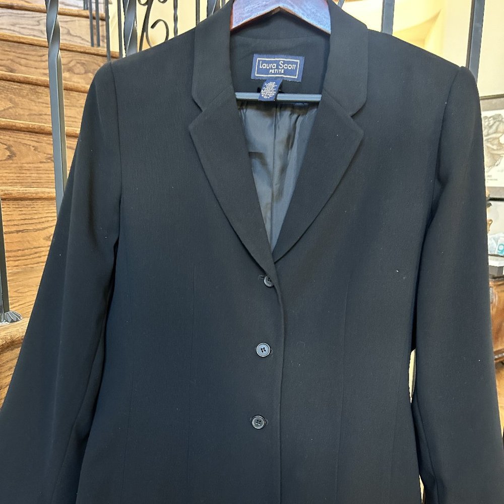 Laura Scott Black Jacket  in Size 12P